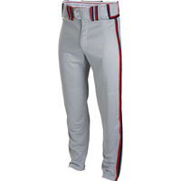 Pantalon de baseball à carreaux pour le softball, 100% polyester, séchage rapide et respirant