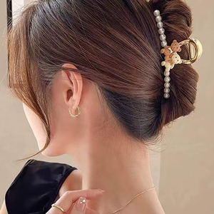 ที่หนีบผมหางม้าเรซินไม่แตกหักแบบอาร์ตเดคโคทรงกลมดีไซน์ไม่เหมือนใคร - Product Image 1