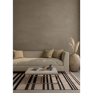 Tapis en jute et chanvre Nomadic Threads ADHM-05, tissage plat ivoire, motif rayé, rectangulaire, pour couloir, chambre, salon, maison - Product Image 5