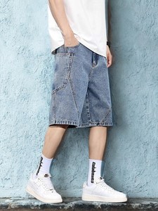 Vintage S Taille Denim Shorts Jeanagers Autre Artisanat Jeans Pantalon Court - Product Image 5