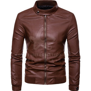 Chaqueta de cuero para hombre de alta calidad El mejor diseño para la temporada de invierno: resistente al viento duradero y gran oferta - Product Image 2