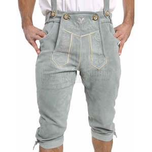 กางเกงหนังผู้ชายดีไซน์ยอดเยี่ยมจากผู้ผลิตปากีสถาน สไตล์ไฮสตรีท ลายเรียบ เอวกลาง ป้องกันรอยยับ ซิปหน้า - Product Image 2