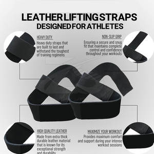 Nuevas correas de levantamiento de pesas de cuero vacuno de alta calidad, ecológicas, de gran resistencia, en stock, en grandes cantidades, nuevo diseño, las más vendidas en línea. - Product Image 4