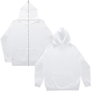 เสื้อมีฮู้ดแบบมีซิปสำหรับผู้ชายเสื้อสเวตเชิ้ตมีซิปพิมพ์ลายรูปภาพโลโก้แบรนด์ของคุณเอง - Product Image 3