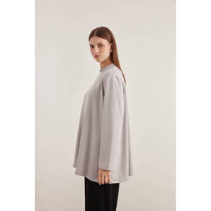 เสื้อสเวตเตอร์ถักไหมพรมแบบยาว - Product Image 3
