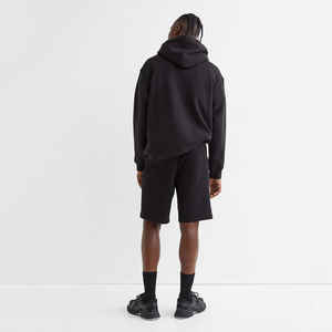 High Quality Heavyweight <b>Fleece</b> Hoodie and <b>Shorts</b> Set for <b>Men</b> Custom Logo for Summer-Wholesale Blank - Product Image 5