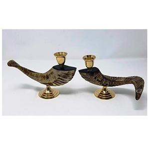 Portavelas de cuerno de cabra de diseño único, producto más vendido, fiestas de Navidad y portavelas de cuerno de cabra 100% - Product Image 3