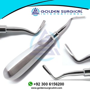 Elevadores Apicales Dentales de Acero Inoxidable para Extracción, 2 Piezas |   Instrumentos Dentales para Dentistas - Product Image 2
