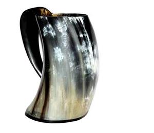 Mugs en corne viking très vendus, agate organique polie, artisanat naturel pour la décoration, vaisselle décorative, nouveau design, mug en corne à boire - Product Image 4
