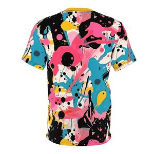 T-shirts Homme Slim Fit Sublimation Personnalisée Col O & Manches Courtes 100% Coton Imprimé Sportswear Coupe Surdimensionnée - Product Image 2