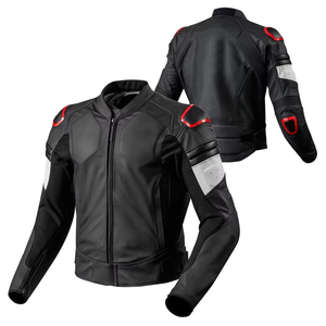 2025 nouvelle veste en cuir véritable de moto de conception supérieure pour les hommes grande taille coupe-vent prix de gros vestes de mode à bas quantité minimale de commande - Product Image 3