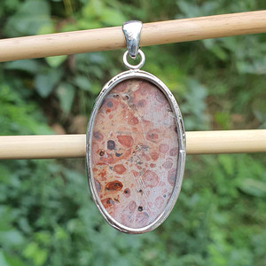 จี้925รูปกระดูกไดโนเสาร์ทรงไข่ทรงรีขนาดใหญ่ประดับด้วยทองชุบสีทองจากผู้จำหน่ายขายส่ง - Product Image 3