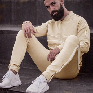 Mode 2025, sweat à capuche personnalisé en polaire technique, automne-hiver, 2 pièces, sweat à capuche décontracté en coton, coupe-vent, strass, imprimé uni, homme - Product Image 5