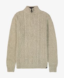 เสื้อสเวตเตอร์แบบสวมหัวสำหรับผู้ชายเสื้อสเวตเตอร์ถักแบบลำลองมีสายผ้าคอตตอน100% - Product Image 1