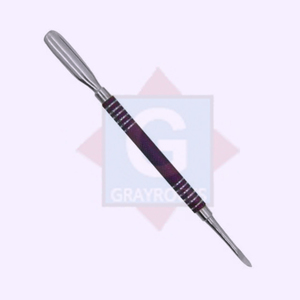 Herramienta limpiadora de uñas empujadora de cutículas de acero inoxidable de doble punta al por mayor para limpieza de uñas - Product Image 1