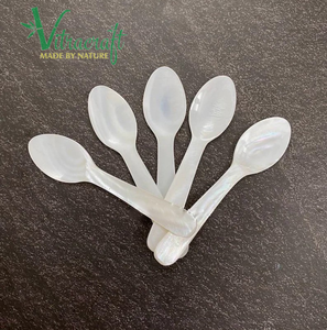 Cuillères à caviar faites à la main au Vietnam Fabriqué à partir de coquilles de nacre de haute qualité pour apporter les produits les plus parfaits Taille 10.5cm Cadeau unique - Product Image 3