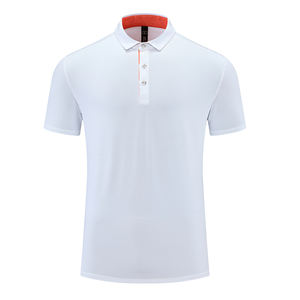 Polos de algodón informales de verano para hombre de etiqueta privada, camisetas de golf de manga corta con patrón sólido y estampado de logotipo, Top Formal para hombre - Product Image 3