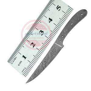 Cuchillo de espiga completa de acero de Damasco hecho a mano de alta calidad hoja en blanco forjada a mano - Product Image 5