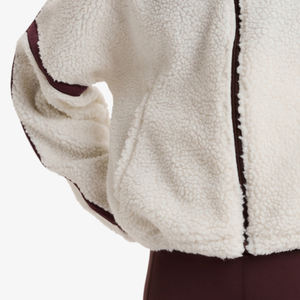 Chaqueta Bomber Sherpa para Mujer, Diseño Nuevo, Venta al por Mayor, Personalizada, Impermeable, Transpirable, Cortavientos, Precio de Fábrica - Product Image 5