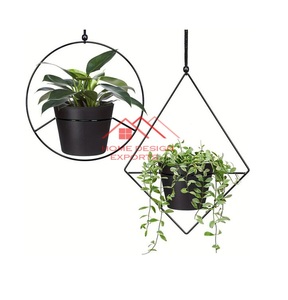 Uso interior y exterior para la decoración del hogar y el jardín a un precio asequible Macetas colgantes de pared de Metal duraderas - Product Image 2