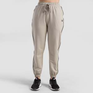 Pantalons de jogging Pulse Pro pour femmes et filles, respirants, taille haute, décontractés, mode, beige, tailles XS à XL - Product Image 1