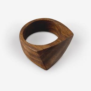 Anillo de Madera Maciza Personalizado al por Mayor para Hombre y Mujer, Último Modelo de Anillo Estilo Ángel - Product Image 2