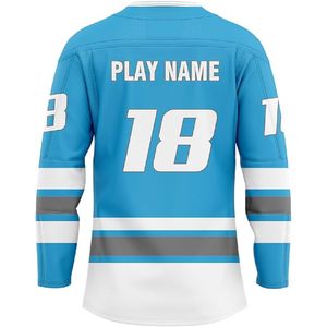 Dernier style de maillot de hockey sur glace personnalisé de haute qualité avec sublimation pour hommes - Product Image 6