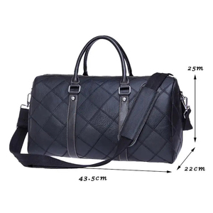 Sacs de voyage en cuir pour hommes, sacs de sport en cuir pour hommes, grands sacs de voyage pour week-end - Product Image 4