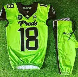 Uniformes de Fútbol Americano Sublimados Personalizados al por Mayor, Nuevo Diseño, Ropa Deportiva de Fútbol para Hombre Adulto - Product Image 6