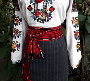 Ceinture de taille en laine slave faite à la main, accessoire tissé coloré pour hommes et femmes, cadeau de Noël et de fête - Product Image 5