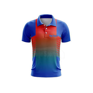 Camisetas Polo de Cricket Sublimadas Personalizadas para Hombre Adulto, 100% Poliéster, Transpirables, de Secado Rápido, con Cuello Polo, Marca FOGE - Product Image 1