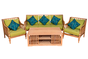 Indochine frêne bois Chesterfield canapé ensemble tendance maison salon meubles siège coussin oreiller pour appartement hôtel Villa - Product Image 5