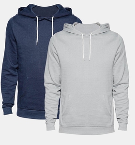 Sweat à capuche en éponge française Logo personnalisé 280 320 Gsm poids lourd blanc 100% coton lourd surdimensionné en vrac sweat à capuche hommes - Product Image 1