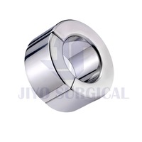 Penggantung Skrotum Berat 50x35mm, Peregang Penis Magnetik, Sumbat Anal Baja Tahan Karat, Liontin Bola Manual untuk Terapi Pijat Pria Dewasa