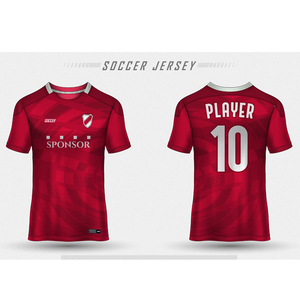 Ensemble de maillots de football personnalisés pour hommes, nouveau style, sublimation complète, équipe de football respirante 100% polyester antibactérien à séchage rapide - Product Image 1