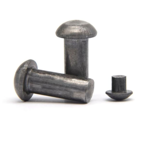 Rivets solides de qualité supérieure DIN124 DIN660, rivets de fixation métalliques OEM - Product Image 1