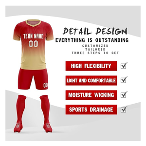 Maillots de football légers personnalisables avec conception de logo personnalisée Top technique de sublimation de marque privée extensible - Product Image 2