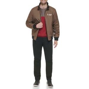 Chaquetas de calle para hombre de Pakistán Chaquetas de bombardero ligeras con cremallera para hombre Chaquetas de bombardero de calle informales Chaqueta de bombardero con cremallera para hombre - Product Image 5
