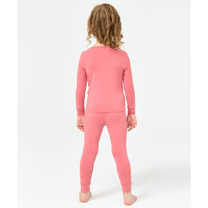 Conjunto de Pijama de Bambú Suave para Niños Pequeños, Top y Pantalones de Tela Tejida, Tallas 2T-6Y - Product Image 4