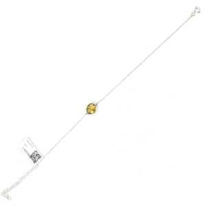 925 Sterling Silver Fine Charm <b>Infinity</b> Citrine <b>Bracelet</b> - Product Image 6