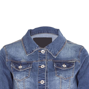 Elegante nuevo diseño chaqueta de mezclilla para mujer 100% algodón acolchado transpirable acabado de secado rápido inviernos chaqueta de mezclilla más vendida - Product Image 4