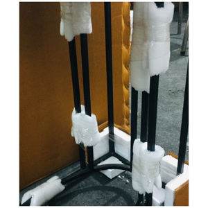 เก้าอี้อลูมิเนียมขนาดคิงไซส์ทำจากเหล็กขึ้นรูปคู่สุดหรูชิ้นโดดเด่นสำหรับการต้อนรับที่หรูหราและการตกแต่งภายในบ้าน - Product Image 6