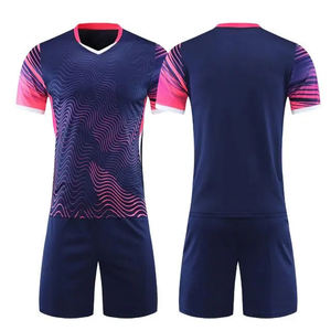 Venta al por mayor de material de alta exigencia Jersey de fútbol uniforme transpirable material suave precio barato fútbol Jersey uniforme - Product Image 3