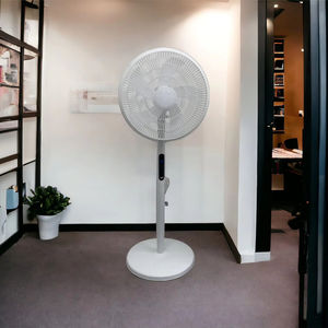 Vente chaude 10-12.9 pouces plus ventilateur de sol à distance à cinq vitesses 5 lames PP minuterie multi-usage pour bureau à domicile hôtel boîte à vent numérique - Product Image 2