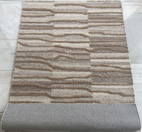 Natural Color Undyed Wool Indian Hand Tufted Rug Floral Design Thick Pile Modern Anti-slip Latex Backing Custom Shapes Areas