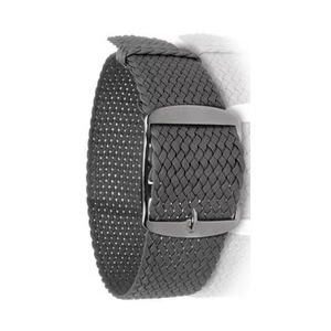 Unisex P19 Dark Gray Sport Perlon Smartwatch Band Stainless Steel Buckle Soft Adjustable <b>Watch</b> Strap <b>Watch</b> Bands <b>Watch</b> Part - Product Image 1