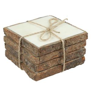 Posavasos hechos a mano gratis resina colorida incrustaciones MDF Decoración de mesa India al por mayor esteras y almohadillas - Product Image 2