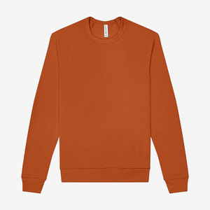 Bella Canvas 3901 Unisexe Mélange Éponge Polaire Raglan Crewneck Sweat XS - 2XL - Product Image 5