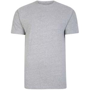 T-shirt classique surdimensionné à col rond pour homme, confortable et élégant, manches courtes respirantes de 300 g/m² avec logo à col rond imprimé - Product Image 3