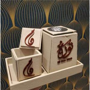 Premium Stainless Steel Geometric Bakhoor Burner Modern Middle East Oud Incense <b>Holder</b> Luxury Mubkhar for Wedding & Ramadan - Product Image 5